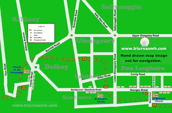 Map of Dalkey